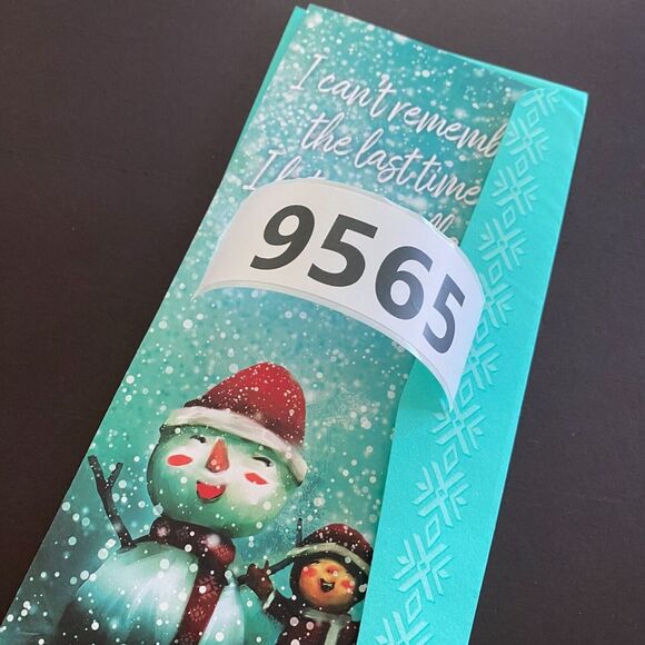 St Labre Indian School Snowman Merry Christmas Quotes Greetings Card w/ Envelope - Picture 8 of 8